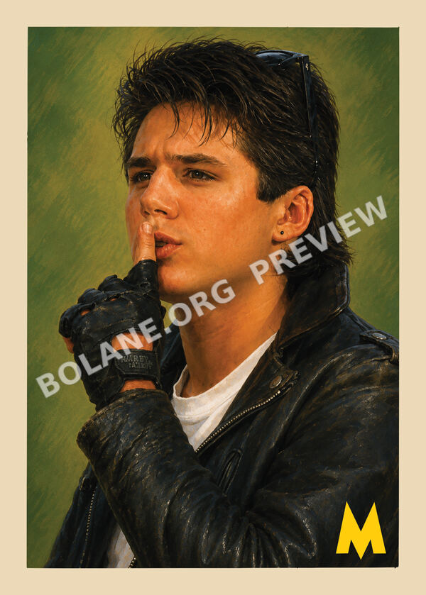 Portrait Series card featuring Rudy